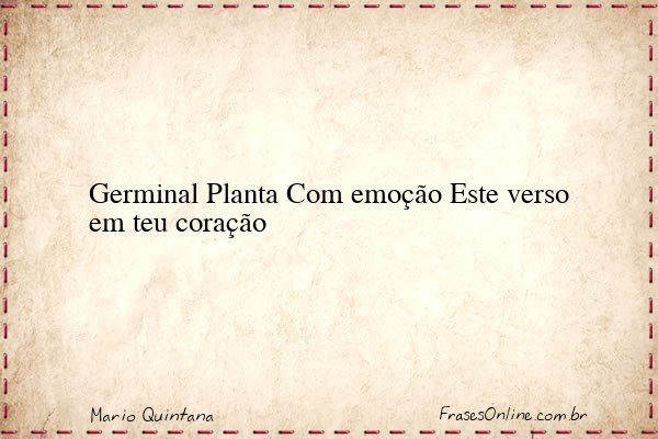Frase de Mario Quintana