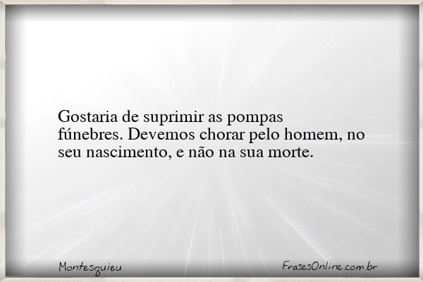 Frase de Montesquieu