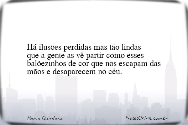 Frase de Mario Quintana