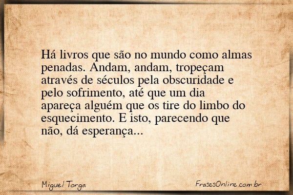 Frase de Miguel Torga