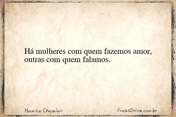 Frase de Maurice Chapelan