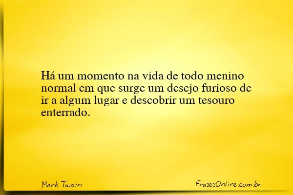 Frase de Mark Twain