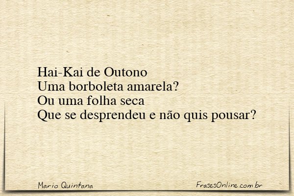 Frase de Mario Quintana