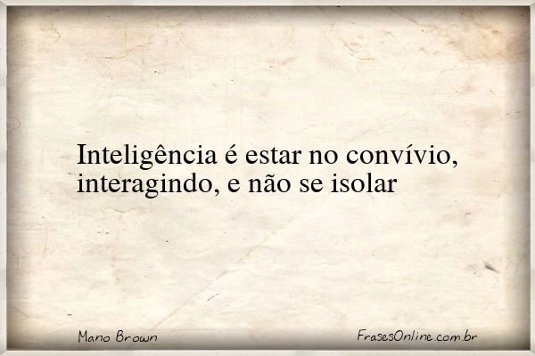 Frase de Mano Brown