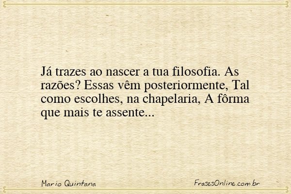 Frase de Mario Quintana