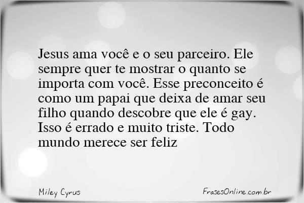 Frase de Miley Cyrus