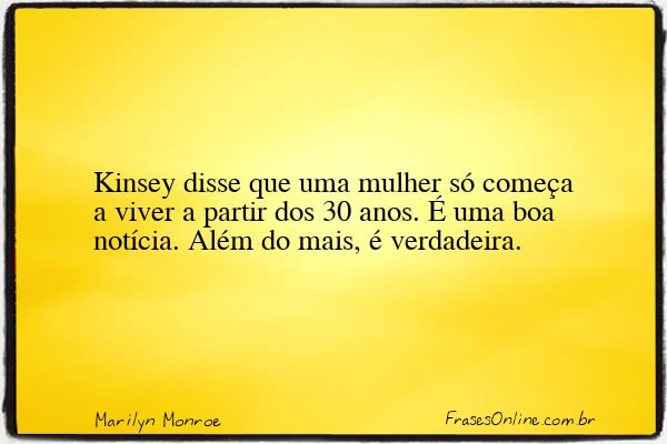 Frase de Marilyn Monroe