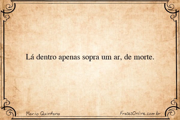 Frase de Mario Quintana