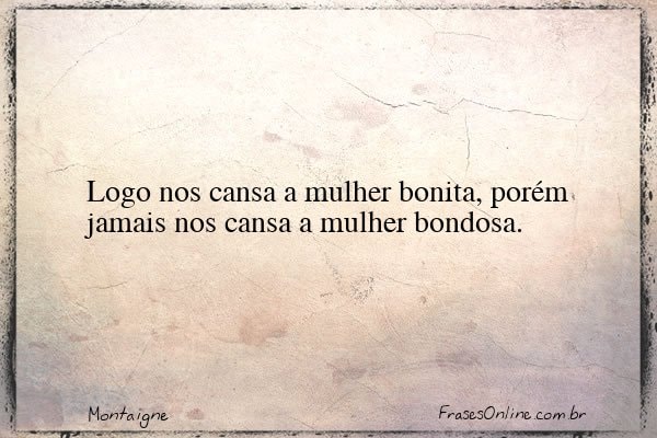 Frase de Montaigne