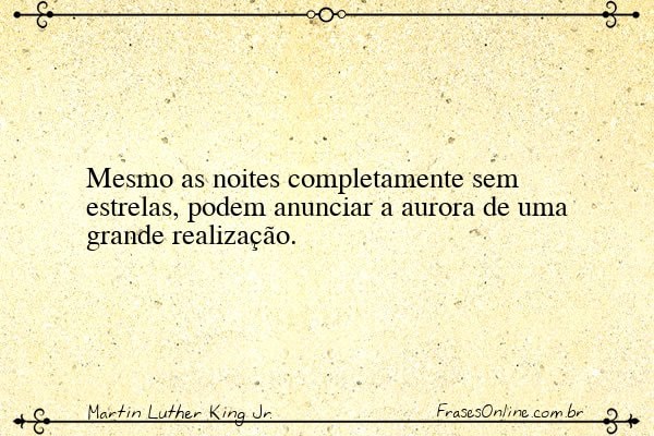 Frase de Martin Luther King Jr.