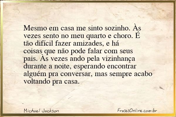 Frase de Michael Jackson