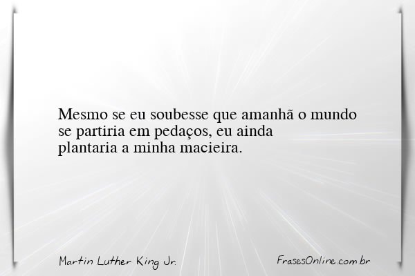 Frase de Martin Luther King Jr.