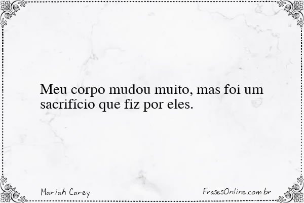 Frase de Mariah Carey