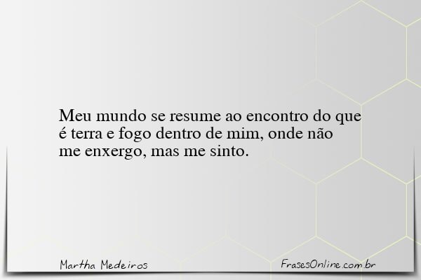 Frase de Martha Medeiros