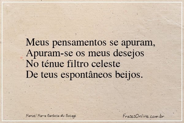 Frase de Manuel Maria Barbosa du Bocage