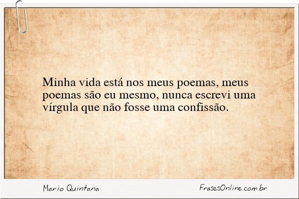 Frase de Mario Quintana