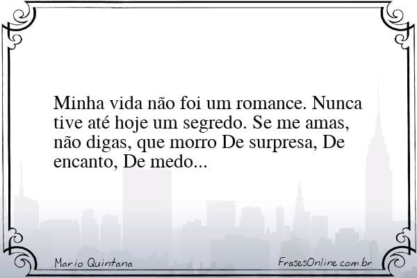 Frase de Mario Quintana