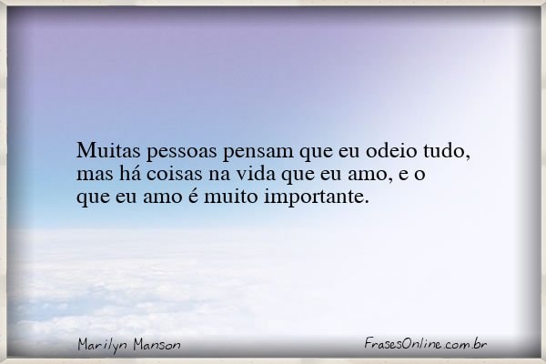 Frase de Marilyn Manson