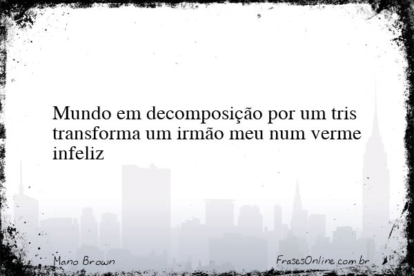 Frase de Mano Brown