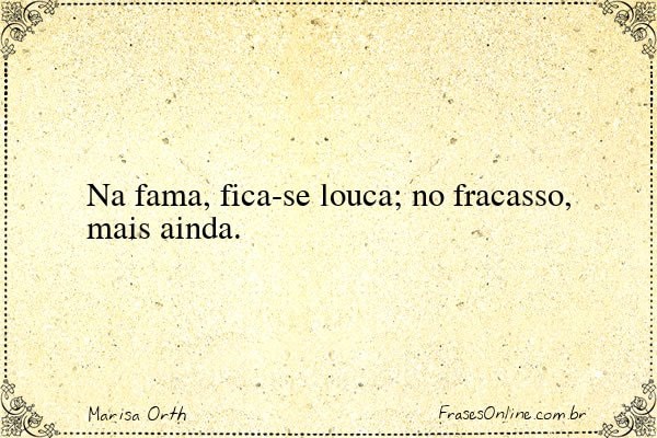 Frase de Marisa Orth