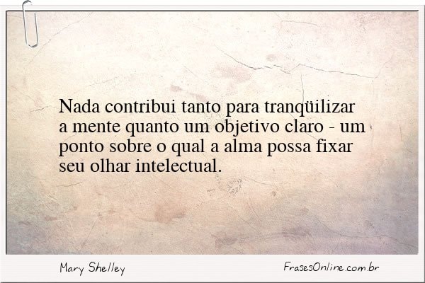 Frase de Mary Shelley