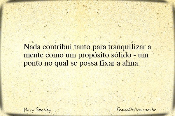 Frase de Mary Shelley