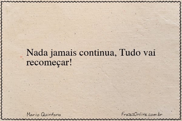 Frase de Mario Quintana