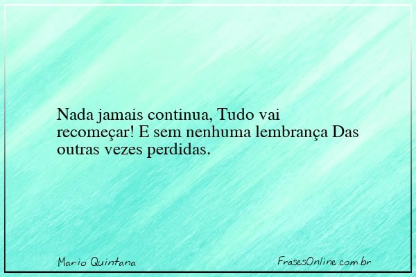 Frase de Mario Quintana