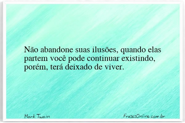 Frase de Mark Twain