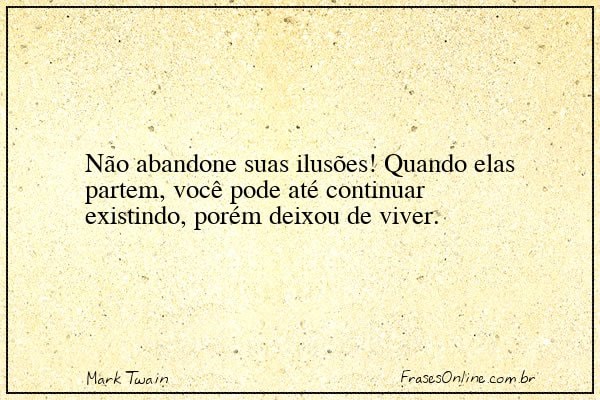 Frase de Mark Twain
