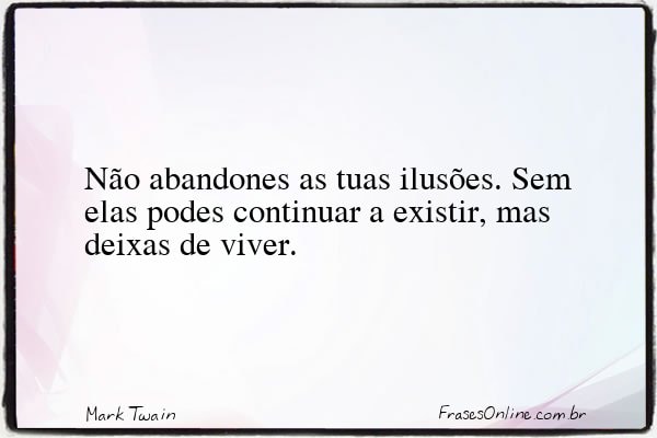 Frase de Mark Twain