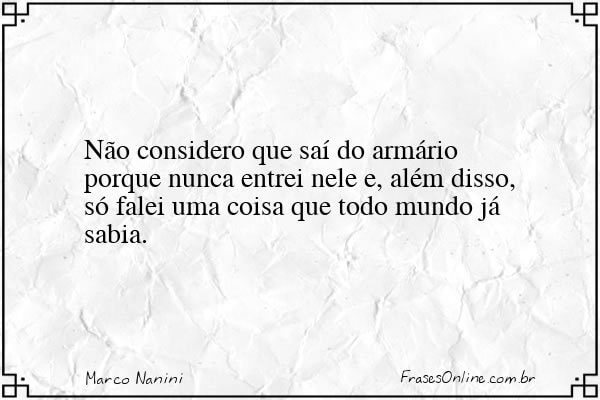 Frase de Marco Nanini