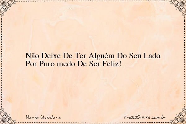 Frase de Mario Quintana