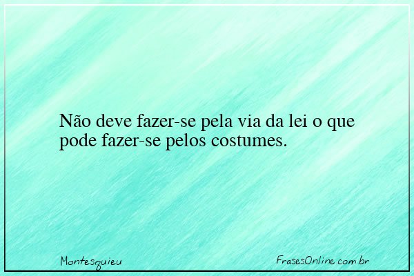 Frase de Montesquieu