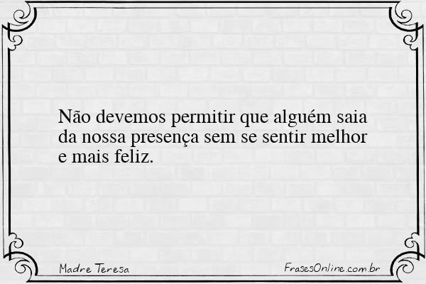 Frase de Madre Teresa