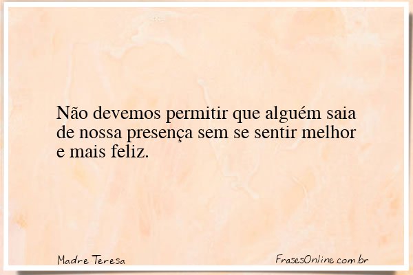 Frase de Madre Teresa