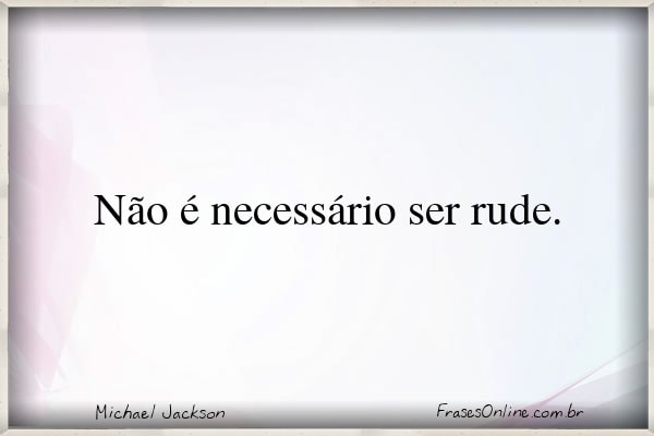 Frase de Michael Jackson