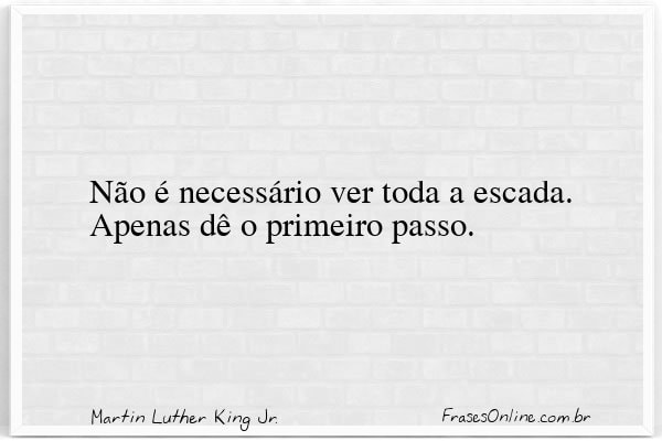Frase de Martin Luther King Jr.