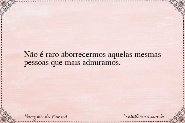 Frase de Marquês de Maricá