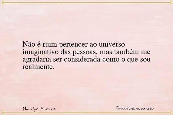 Frase de Marilyn Monroe