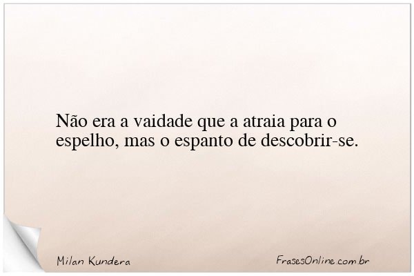 Frase de Milan Kundera