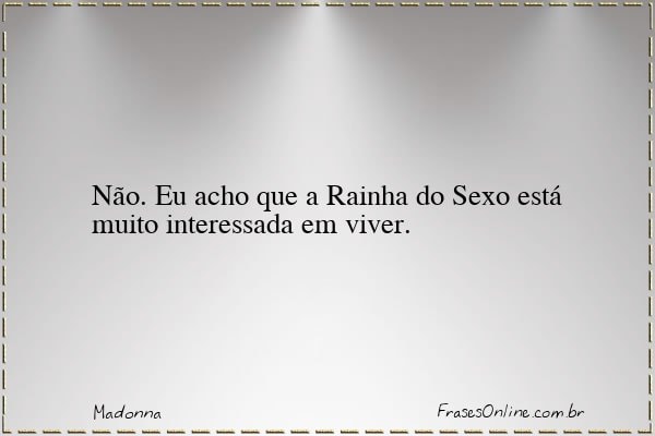 Frase de Madonna