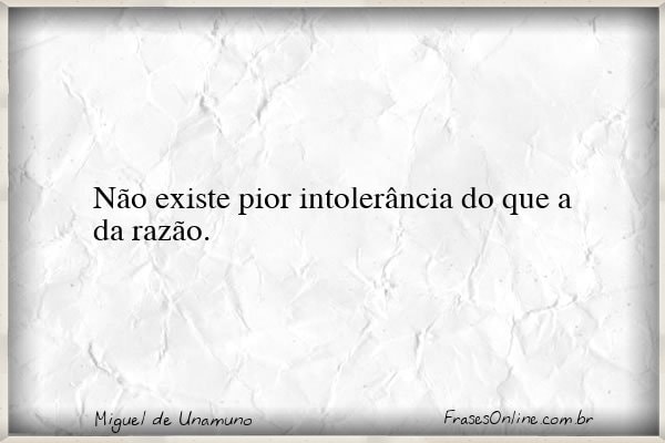 Frase de Miguel de Unamuno