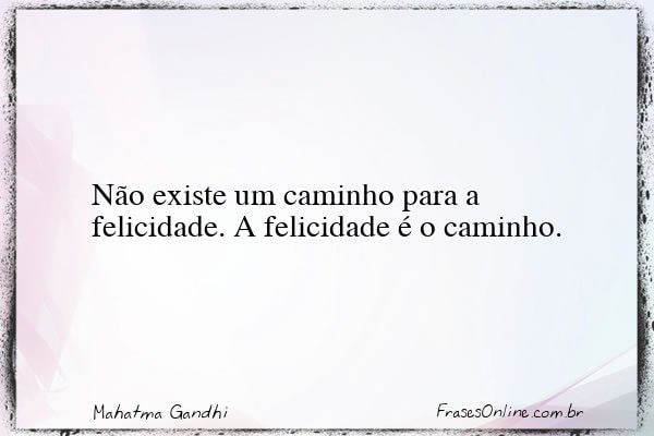 Frase de Mahatma Gandhi