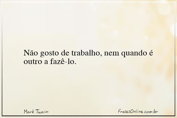 Frase de Mark Twain