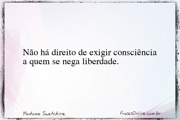 Frase de Madame Swetchine