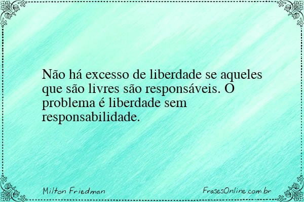 Frase de Milton Friedman