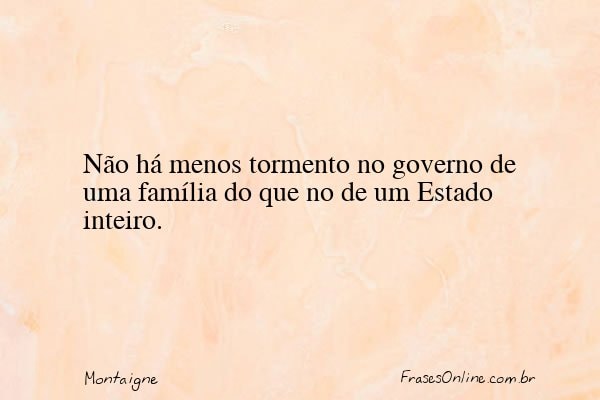 Frase de Montaigne