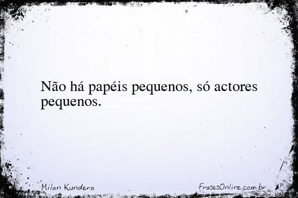 Frase de Milan Kundera
