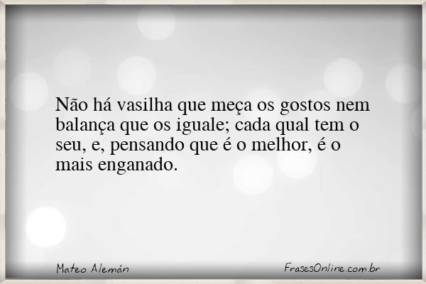 Frase de Mateo Alemán